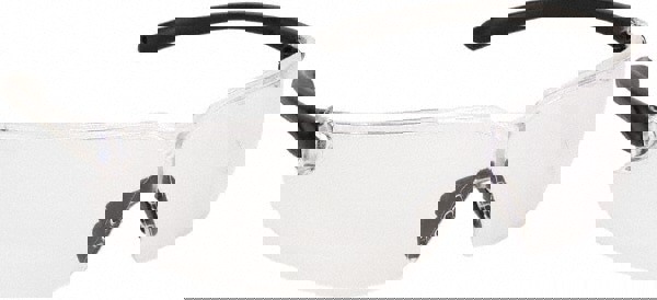 Safety Glass: Scratch-Resistant, Polycarbonate, Clear Lenses, Frameless, UV Protection